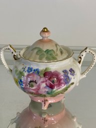 Tiny 3 Inch Footed Vintage China For Sugar Or More Made In Japan