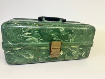 Vintage Marbled  Plano 4250  Expandable Fishing Tackle Box