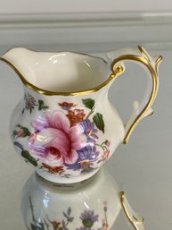 Tiny 2 Inch Vintage Derby China Pitcher From England