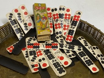 Set Of Old Chinese Playing Cards In Original Box