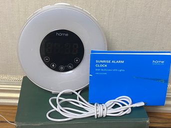 Sunrise Alarm Clock With LED Multi Color Lights