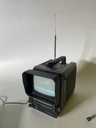 Vintage Panasonic Portable TV Turns On And Works