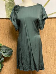 Fabulous Long Cotton, Silk And Linen Tunic By London Designer WRAP - Womans XL