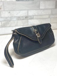 Sweet Black Leather Cole Haan Wristlet.  Perfect For Date Night And/or Everyday.