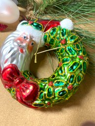 Blown Glass Christmas Ornaments. 4 Ornaments Lot #1 Of 4