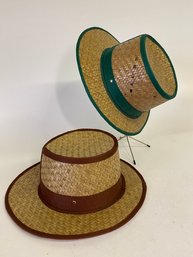 Pair Of Vintage Fishing Hats In Great Condition