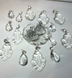 Chandelier Crystal Assortment, 17 Piece- Perfect For The Holidays!  17 Pc