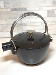 STAUB Cast Iron Teapot, LaTheiere, Looks New/Never Used!