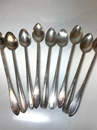 Vtg Silver Teaspoons:  Assorted Patterns And Styles.