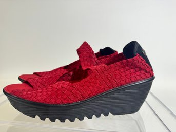 BM Bernie Mev. Red Shoes Size 41 (US 9.5)