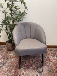 Gray Linen Like Occasional Chair***