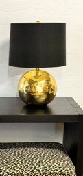 Nate Berkus Brass Hammered Orbit Table Lamp