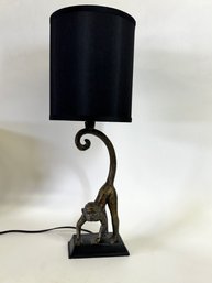 Modern Monkey Table Lamp With Shade