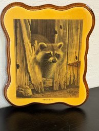 Vintage Lacquered Wood MISCHIEF 1 Vintage Wall Art