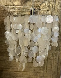 Capiz Shell Chandelier  Lot #1