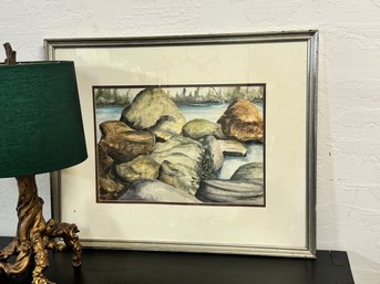 Framed Watercolor Art ROCKS