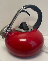 Cherry Red Chantel Tea Pot: Great Color And Style