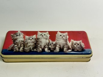 Vintage Kitten Tin