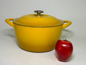 Large Yellow Dutch Oven