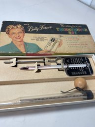 Betty Furness Westinghouse Thermometer Set.  In Original Box