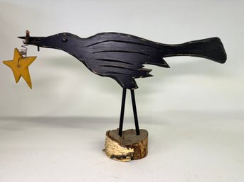 Wood  Crow Made In Colorado