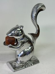 Silver Metal Squirrel Nut Cracker