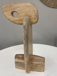 Crate And Barrel Mango Wood Bird Sculpture