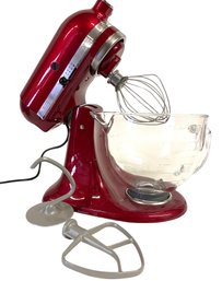 Like New Artisan Design KitchenAid Mixer In Candy Apple Red