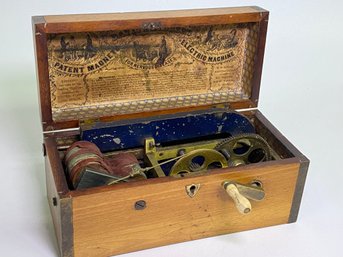 Davis & Kidders Patent Magnetic Electric Machine For Nervous Diseases