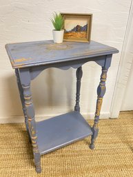 Chippy Vintage Wooden Side Table With Character For Days