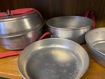 Two Vintage Sets Of Cookware For You Next Big Outdoor Adventur