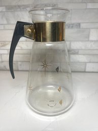 Pyrex/Corning Atomic Starburst Coffee Pot/carafe.   6 Cup Capacity