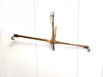 Vintage Brass Hanging Balance/counterweight Scale