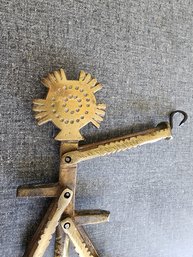 Vintage Brass Hanging Balance/counterweight Scale