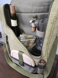 Tuscan Sun Wine And Cheese Back Pack- Tis The Season For Picnics In The Park