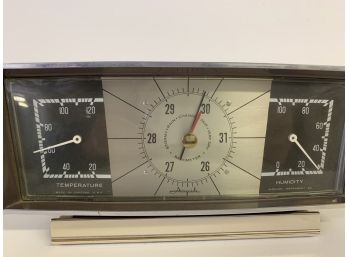 Vintage Airguide Barometer Approx. 9 X 4  Inches