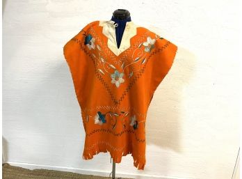 Vintage Mexican Poncho