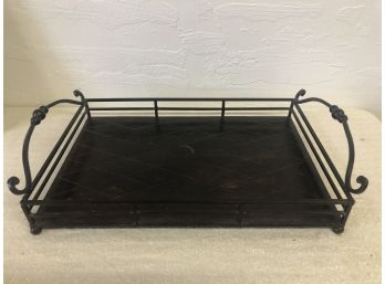 Fabulous  Metal  Serving Tray Approx. 20 X 13 Inches