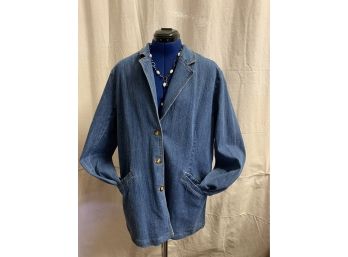 Orvis Womans Denim Blazer / Jacket