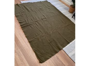 Army Green/Olive Drab Wool Blanket.  #2