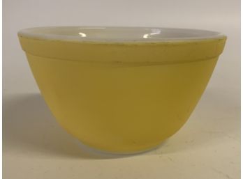 Vintage Yellow Pyrex Bowl 6 X 3.5