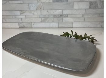 Large Nambe Marupa Platter.  18 X 9 1/2