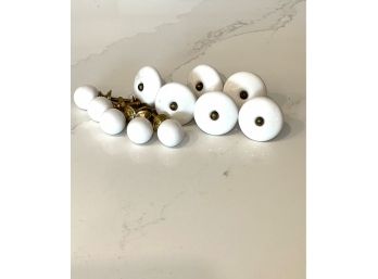 Vintage TOWLE Porcelain Knobs. Classic Style