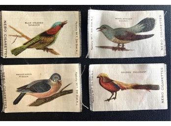 Vintage NEBO Cigarettes Silk- Birds Lot #1