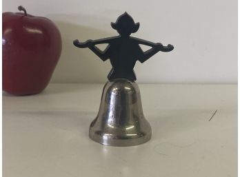 Cute Dutch Girl Bell With Bakelite Handle #1