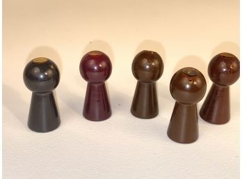 Five New  Vintage Bakelite Umbrella Tips