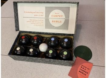 Bakelite Carpet Ball Bowling Set #3