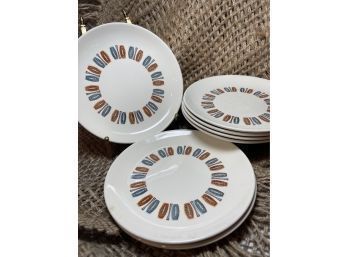 Mid Century Modern Java Key Dinnerware, Taylor Smith & Taylor