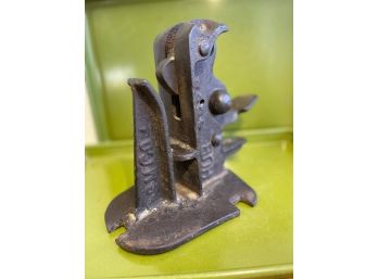 Antique Rare Cast Iron Railroad Track Switch/Lever