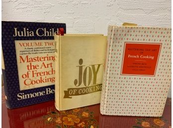 Set Of Three Fabulous Cook Books Julia Child